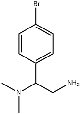 [2-Amino-1-(4-bromophenyl)ethyl]dimethylamine Structure