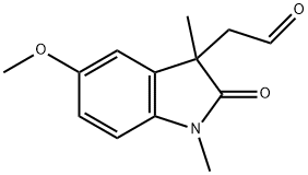 2-(5-methoxy-1,3-dimethyl-2-oxoindolin-3-yl)acetaldehyde