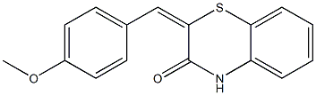 2-[(4-methoxyphenyl)methylidene]-4H-1,4-benzothiazin-3-one|