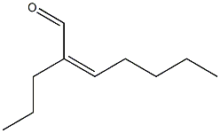 (Z)-2-propylhept-2-enal Struktur