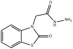 2-(2-OXO-1,3-BENZOTHIAZOL-3(2H)-YL)ACETOHYDRAZIDE, 97420-38-7, 结构式