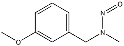 (3-甲氧基苄基)甲基亚硝胺, 98736-45-9, 结构式