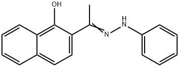 2-(N-phenylethanehydrazonoyl)-1-naphthol Structure