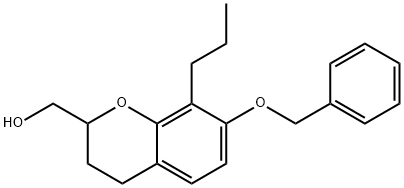 (7-(benzyloxy)-8-propylchroman-2-yl)methanol Structure