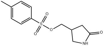 (5-oxopyrrolidin-3-yl)methyl 4-methylbenzenesulfonate Structure