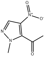 1-(1-甲基-4-硝基-1H-吡唑-5-基)乙烷-1-酮,1006437-81-5,结构式