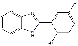 2-(1H-1,3-苯并二唑-2-基)-4-氯苯胺 结构式