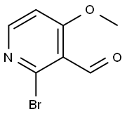 2-Bromo-4-methoxynicotinaldehyde Structure