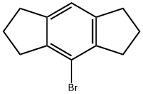 4-bromo-1,2,3,5,6,7-hexahydro-s-Indacene 化学構造式