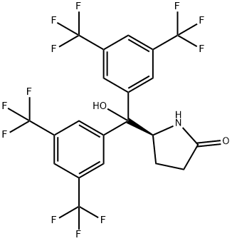 (5S)-5-[Bis[3,5-bis(trifluoromethyl)phenyl]hydroxymethyl]-2-pyrrolidinone|(5S)-5-[双[3,5-二(三氟甲基)苯基]羟甲基]-2-吡咯烷酮