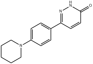 6-(4-piperidin-1-ylphenyl)pyridazin-3-ol 化学構造式