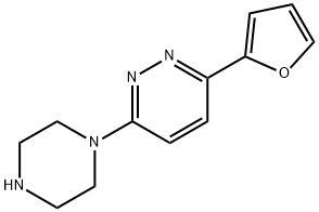 3-(furan-2-yl)-6-(piperazin-1-yl)pyridazine,1105195-43-4,结构式