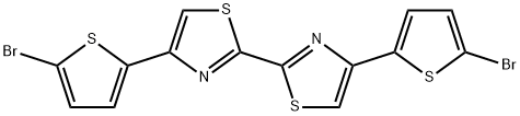 5,5'-Bis(5-bromothiophen-2-yl)-2,2'-bithiazole Struktur