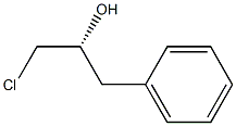 (2R)-1-chloro-3-phenylpropan-2-ol 化学構造式