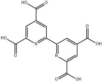 4,4',6,6'-bipyridine tetracarboxylic acid 化学構造式