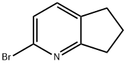 2-Bromo-6,7-dihydro-5H-cyclopenta[b]pyridine 化学構造式