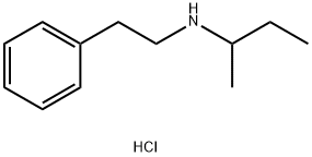(butan-2-yl)(2-phenylethyl)amine hydrochloride Structure