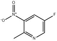 5-Fluoro-2-methyl-3-nitro-pyridine Structure