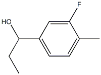 1-(3-fluoro-4-methylphenyl)propan-1-ol Structure