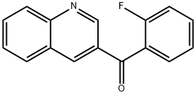 3-(2-Fluorobenzoyl)quinoline,1187165-99-6,结构式
