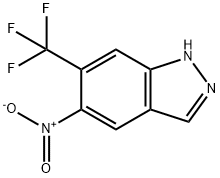 5-NITRO-6-(TRIFLUOROMETHYL)-1H-INDAZOLE Struktur