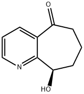 (9R)-9-hydroxy-6,7,8,9-tetrahydrocyclohepta[b]pyridin-5-one 化学構造式