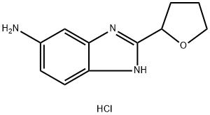 2-(Oxolan-2-yl)-1H-1,3-benzodiazol-5-amine dihydrochloride Struktur