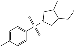 3-(IODOMETHYL)-4-METHYL-1-TOSYLPYRROLIDINE Structure