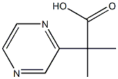 2-Methyl-2-(pyrazin-2-yl)propanoic acid Structure