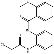 N-[2-(2-Chloro-acetylamino)-phenyl]-2-methoxy-benzamide,1210824-33-1,结构式