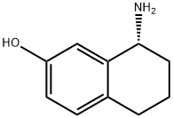 (8R)-8-AMINO-5,6,7,8-TETRAHYDRONAPHTHALEN-2-OL Struktur