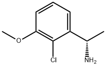 (1S)-1-(2-CHLORO-3-METHOXYPHENYL)ETHYLAMINE Structure