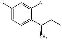 (1R)-1-(2-CHLORO-4-FLUOROPHENYL)PROPYLAMINE Structure