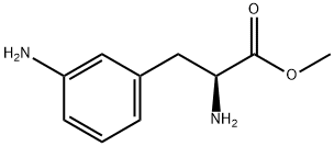 3-氨基-L-苯丙氨酸甲酯,1213487-53-6,结构式