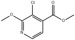 Methyl 3-chloro-2-methoxypyridine-4-carboxylate Struktur