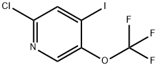 2-chloro-4-iodo-5-(trifluoromethoxy)pyridine Struktur