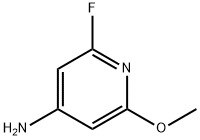 2-Fluoro-6-methoxypyridin-4-amine 化学構造式