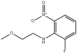 2-Fluoro-N-(2-methoxyethyl)-6-nitroaniline Structure