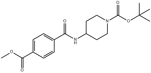 tert-Butyl 4-[4-(methoxycarbonyl)benzamido]piperidine-1-carboxylate