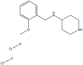 N-(2-Methoxybenzyl)piperidine-4-amine dihydrochloride Structure