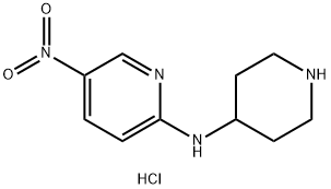 5-Nitro-N-(piperidin-4-yl)pyridin-2-amine hydrochloride