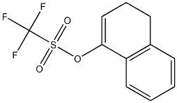 Methanesulfonic acid, trifluoro-, 3,4-dihydro-1-naphthalenyl ester Struktur