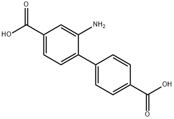 2-amino-[1,1'-biphenyl]-4,4'-dicarboxylic acid Struktur