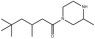 3,5,5-trimethyl-1-(3-methylpiperazin-1-yl)hexan-1-one Structure