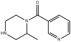 2-methyl-1-(pyridine-3-carbonyl)piperazine Struktur