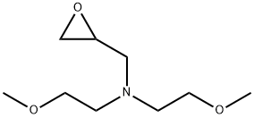 bis(2-methoxyethyl)[(oxiran-2-yl)methyl]amine, 1240570-66-4, 结构式