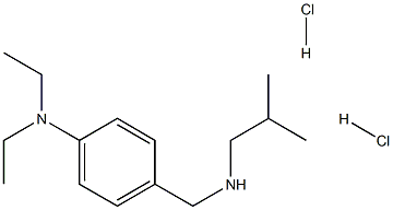 N,N-diethyl-4-{[(2-methylpropyl)amino]methyl}aniline dihydrochloride Struktur