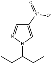 4-nitro-1-(pentan-3-yl)-1H-pyrazole, 1240579-37-6, 结构式