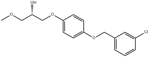 2-Propanol, 1-[4-[(3-chlorophenyl)methoxy]phenoxy]-3-methoxy-, (S)-|124991-40-8