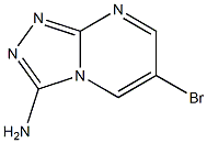 6-bromo-[1,2,4]triazolo[4,3-a]pyrimidin-3-amine Struktur